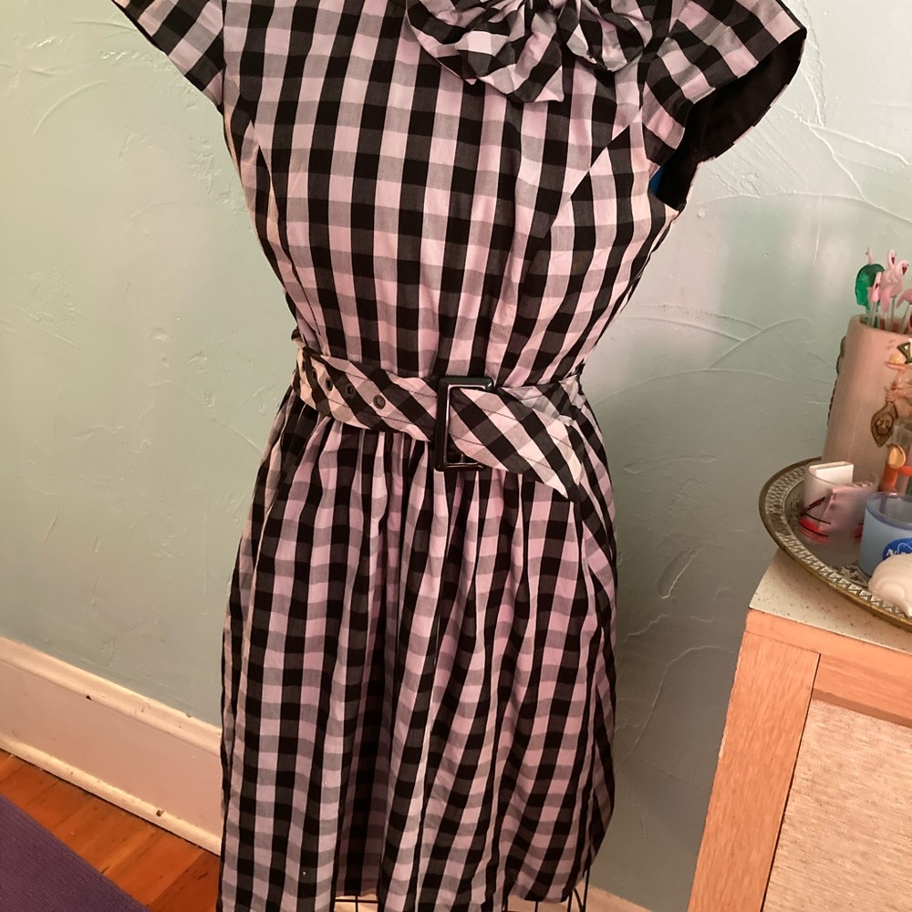 Kensie Plaid A-Line Dress - image 6